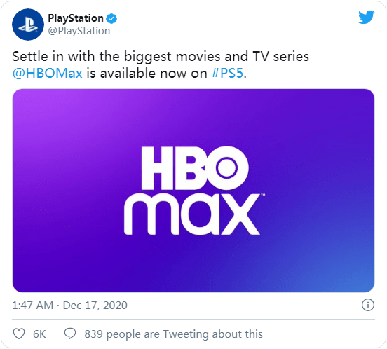 《PS5发布HBO Max流媒体服务器视频直播系统 迈入业界较大 影视资源库》