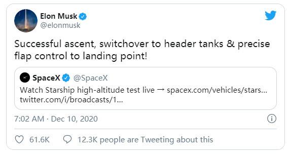 《增加资金投入！埃隆马斯克：SpaceX星际飞船检测发射塔消耗量将增加一倍》